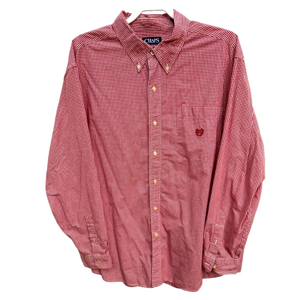 Chaps Men’s Big&Tall Checkered‎ Long Sleeve Size 2XB